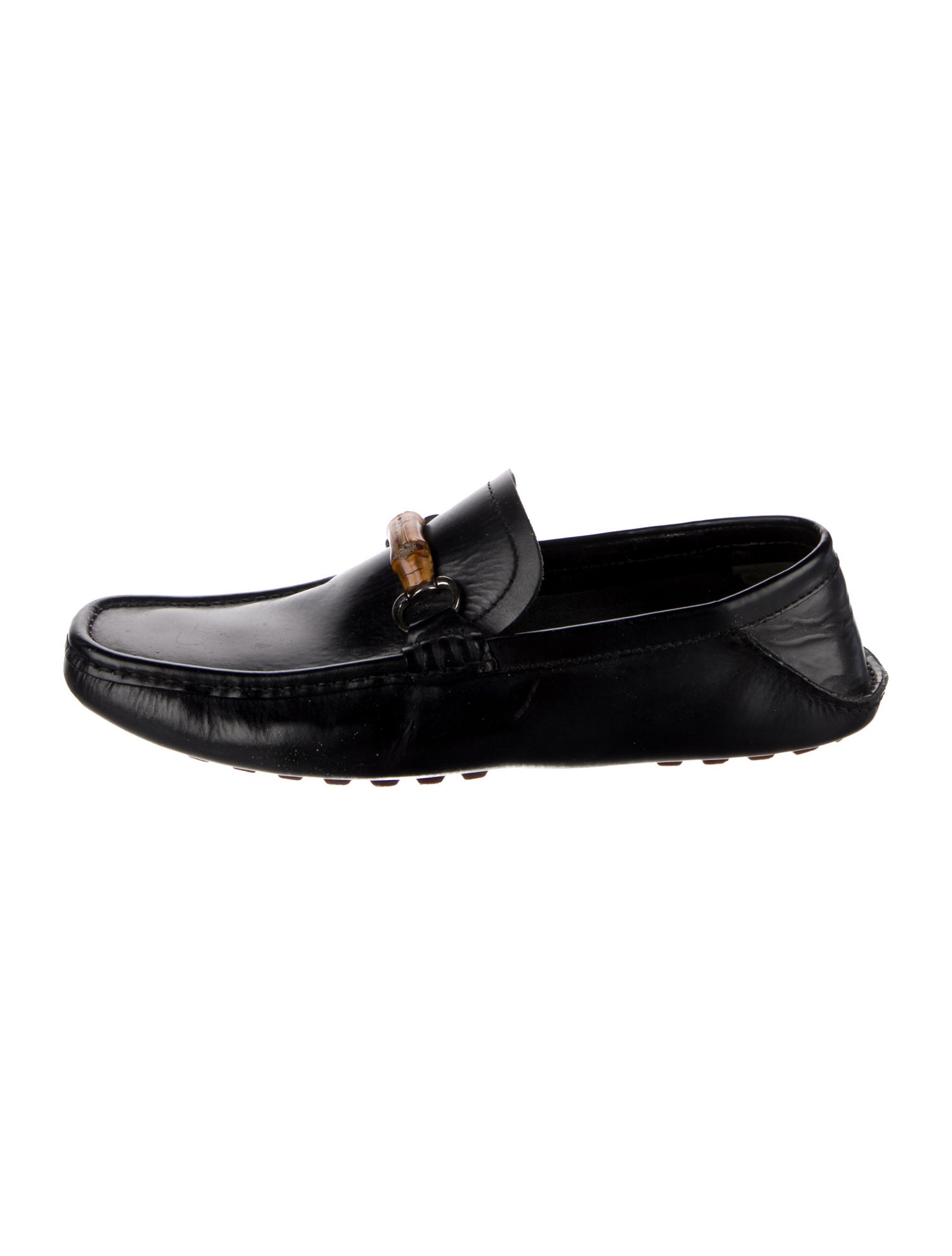 Gucci Horsebit Accent Leather Drivers